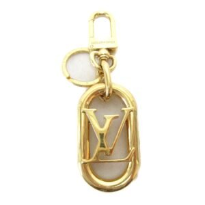 LOUIS VUITTON Key chain/LV link Gold metal M00824 | AlmaBagz