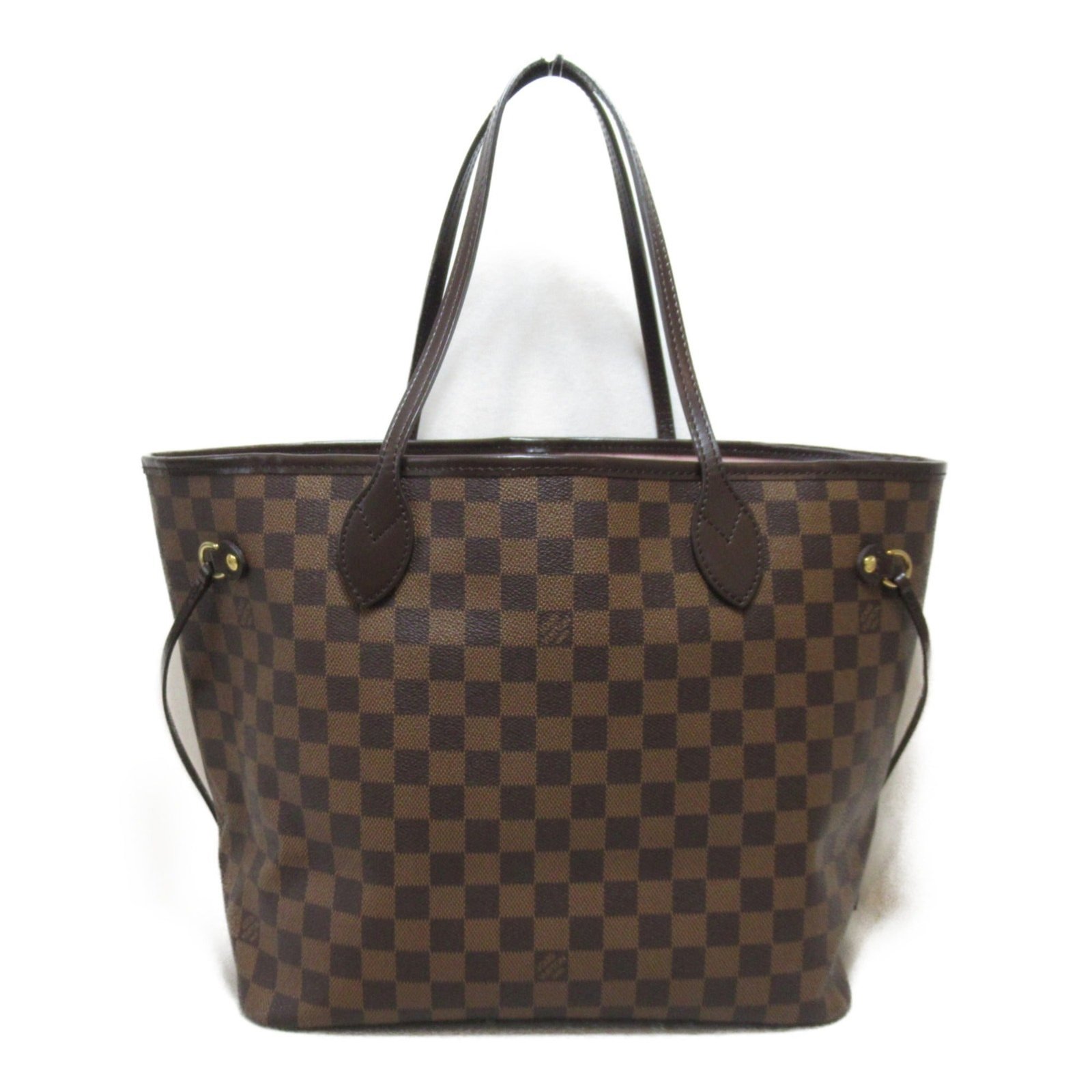 LOUIS VUITTON Neverfull MM Tote Bag Brown Rose Valerie Damier PVC coated canvas N41603 | AlmaBagz