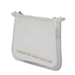 Louis Vuitton Foundation Museum Limited Edition Pouch White | AlmaBagz