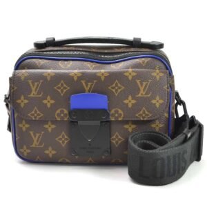 Louis Vuitton Handbag Shoulder Bag 2Way Monogram Macassar S Rock Messenger Brown Canvas Men's M45863 | AlmaBagz