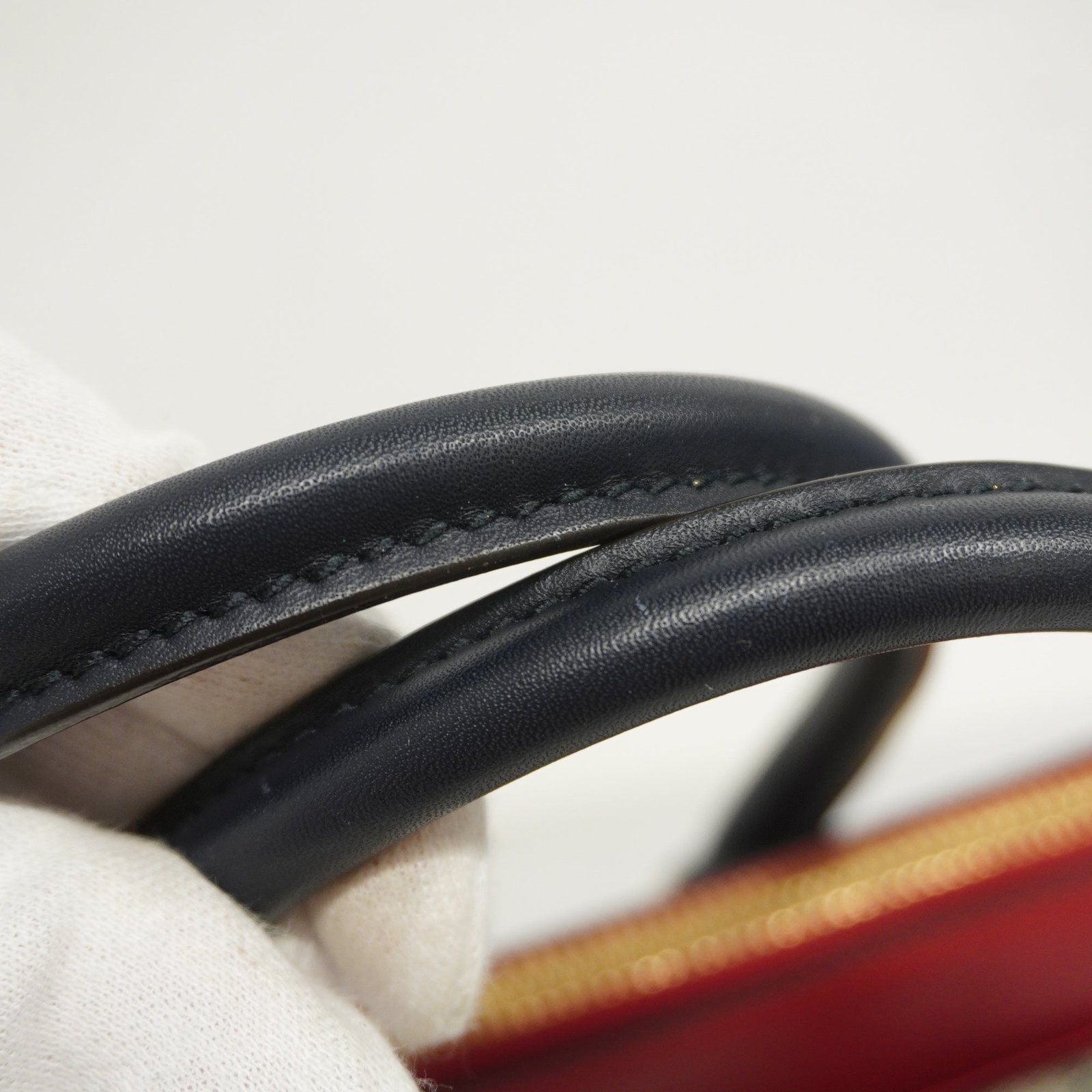 GUCCI 2way Bag 409534 Women's GG Supreme Handbag,Shoulder Bag Navy,Red | AlmaBagz - Image 14