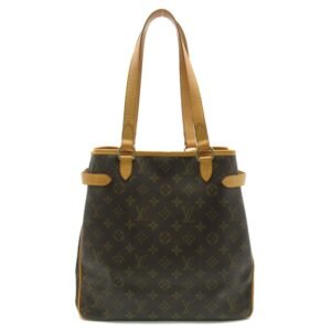 LOUIS VUITTON Batignolles Vertical Tote Bag Brown Monogram PVC coated canvas M51153 | AlmaBagz