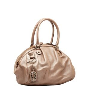 GUCCI Sookie Handbag Shoulder Bag 223974 Champagne Pink Leather Women's | AlmaBagz