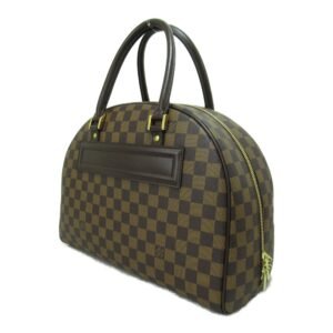 LOUIS VUITTON Nolita Brown Ebene Damier PVC coated canvas N41455 | AlmaBagz