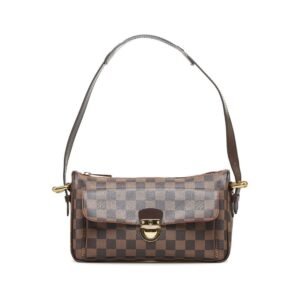 LOUIS VUITTON Damier Ravello GM Handbag Shoulder Bag N60006 Brown PVC Leather Women's | AlmaBagz