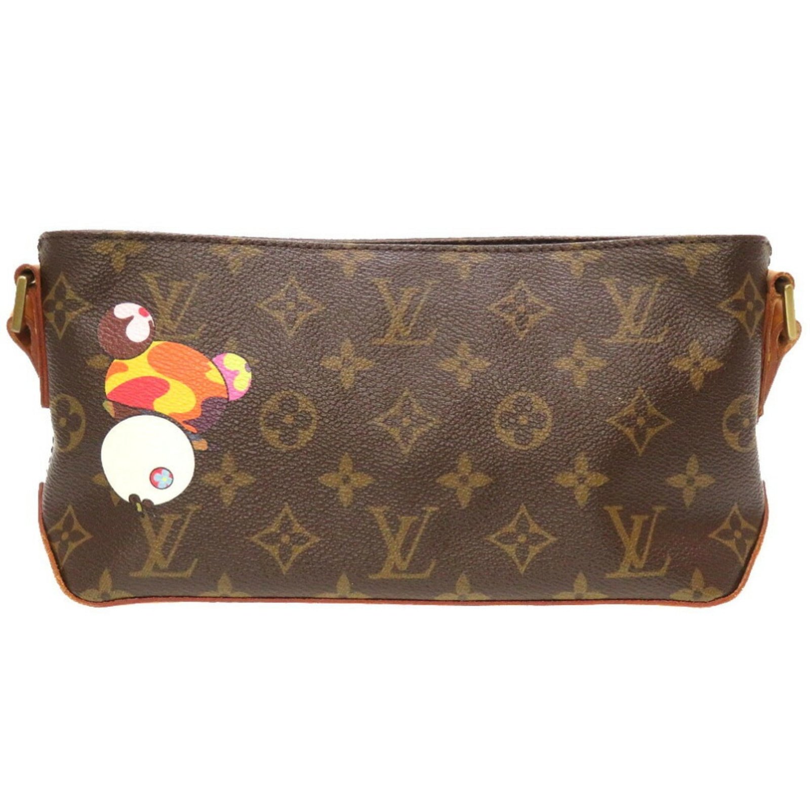 LOUIS VUITTON Monogram Panda Trotter M51241 Takashi Murakami Shoulder Bag | AlmaBagz