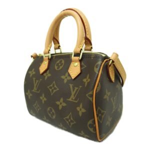 LOUIS VUITTON Nano speedy Brown Monogram PVC coated canvas M61252 | AlmaBagz