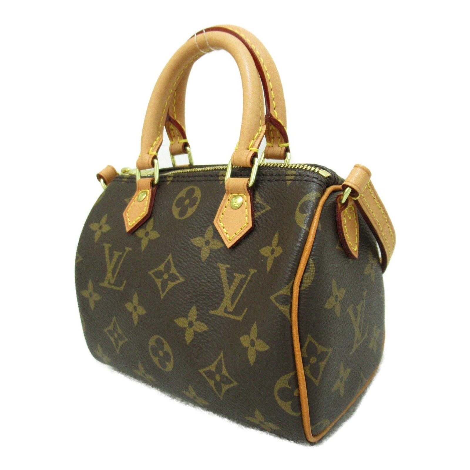 LOUIS VUITTON Nano speedy Brown Monogram PVC coated canvas M61252 | AlmaBagz