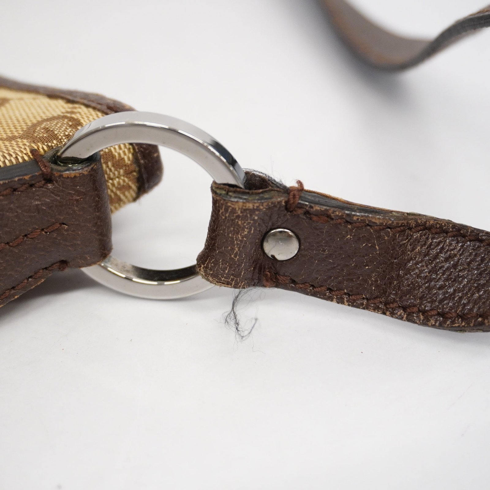 GUCCI GG Canvas Shoulder Bag 113013 Women's Shoulder Bag Beige,Dark Brown | AlmaBagz - Image 11