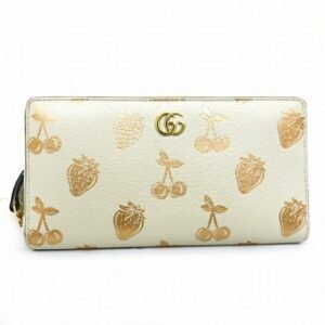 Gucci GG Marmont Berry 456117 Wallet Long Ladies | AlmaBagz