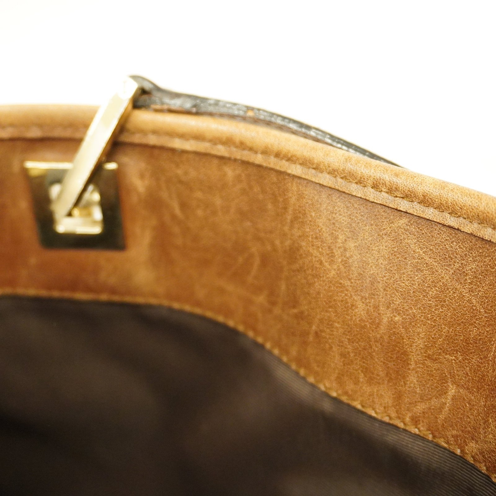 GUCCI GG Canvas Handbag 002 1099 Women's Leather Handbag Beige,Brown | AlmaBagz - Image 13