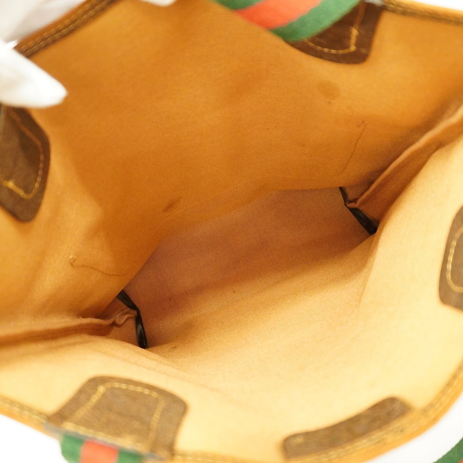 GUCCI Sherry Line Tote Bag Women's GG Supreme Tote Bag Beige | AlmaBagz - Image 3