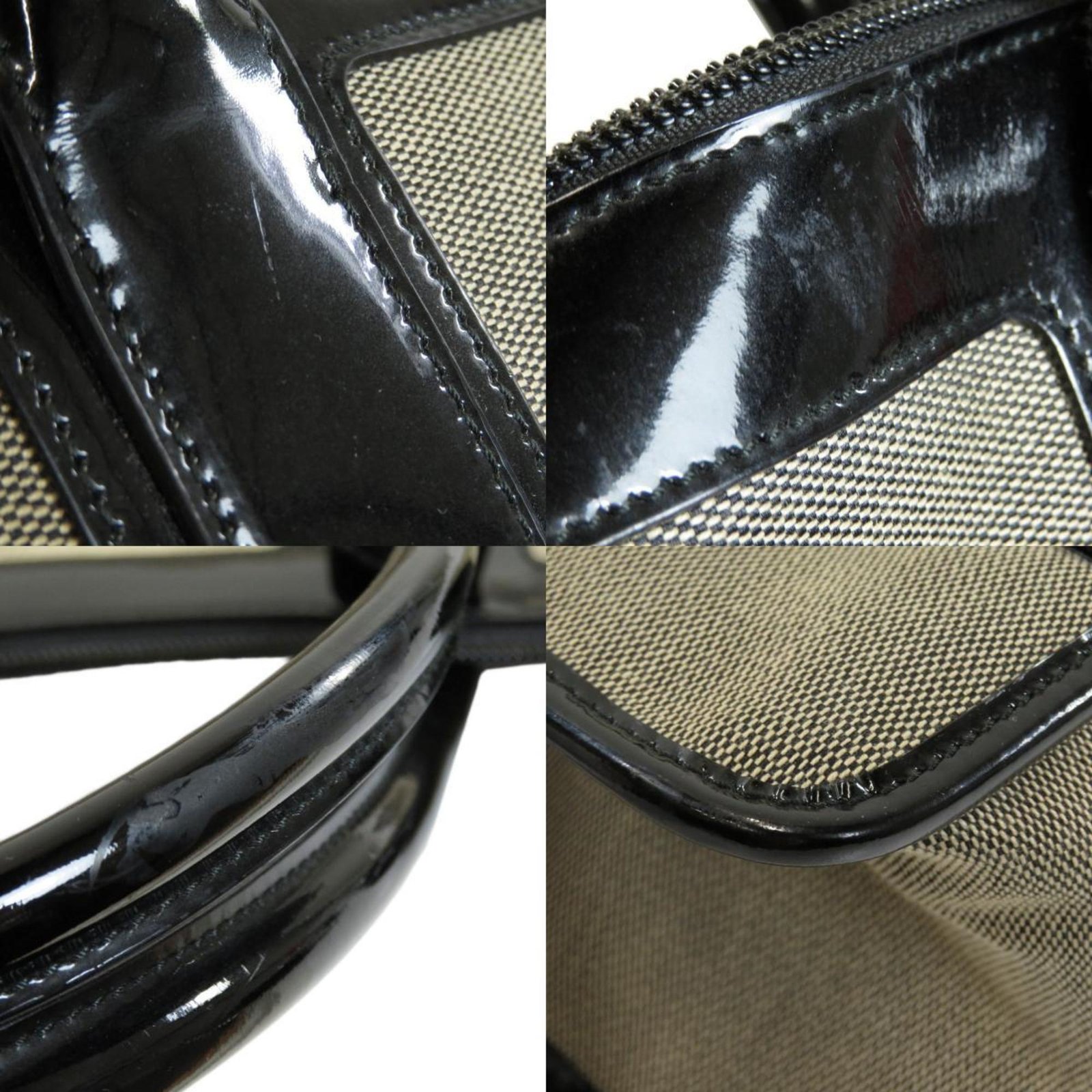 Gucci 000 0854 Motif Tote Bag Canvas/Leather Ladies GUCCI | AlmaBagz - Image 9