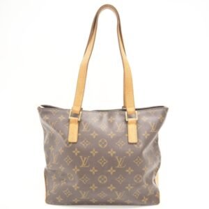LOUIS VUITTON M51148 Hippo Piano Monogram Tote Bag Brown Women's | AlmaBagz