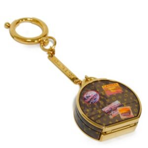 LOUIS VUITTON Keychain Porte Clevoite Chapeau Trunk Mirror Key Ring Bag Charm Monogram Maron M62230 Men's Women's | AlmaBagz