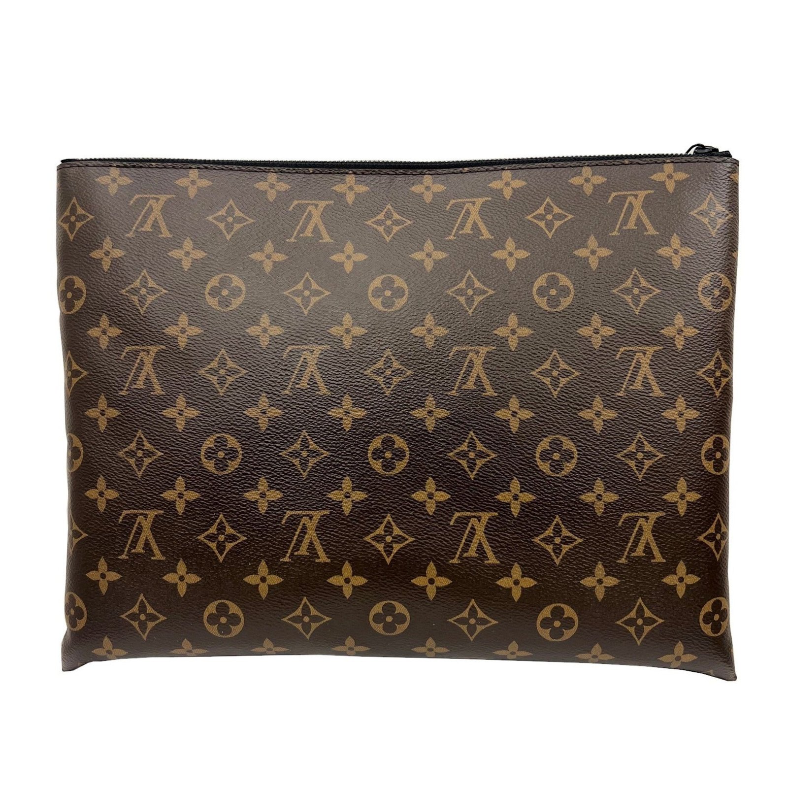 LOUIS VUITTON Pochette A4 Virgil Abloh Clutch Bag Monogram Solar Ray Brown Orange Tea M44484 TN0149 Men's | AlmaBagz