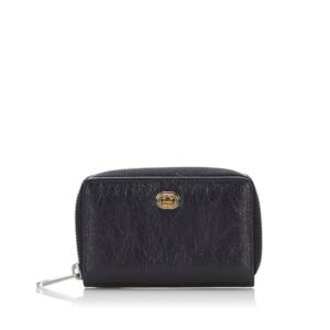 Gucci Interlocking Coin Case 581530 Black Leather Ladies GUCCI | AlmaBagz
