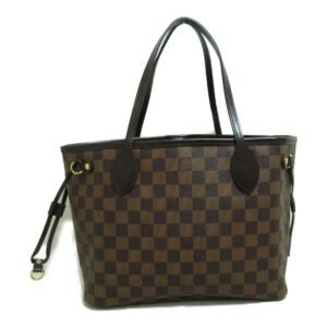 Louis Vuitton Never full PM Brown Ebene Damier PVC coated canvas N41359 | AlmaBagz