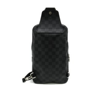 LOUIS VUITTON Avenue Sling Bag Gray Damier graphite PVC coated canvas N41719 | AlmaBagz