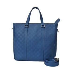 Louis Vuitton Bag Damier Amphini Shoulder Bag, Tadao PM N41352 Neptunia Blue Men's Leather | AlmaBagz