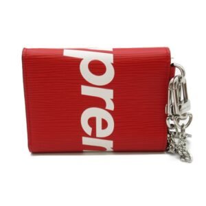 LOUIS VUITTON Chain Wallet [Supreme] Red Epi leather M67755 | AlmaBagz