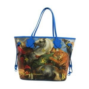 Louis Vuitton Rubens Neverfull MM Tote Bag Blue PVC coated canvas Masters collection M43317 | AlmaBagz