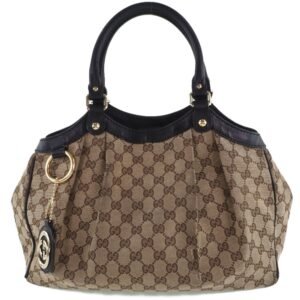 Gucci Suki Interlocking G 211944 GG Canvas Brown Women's Tote Bag | AlmaBagz