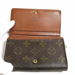 LOUIS VUITTON Monogram Portomonevier Tresor M61730 Bifold Wallet Unisex | AlmaBagz