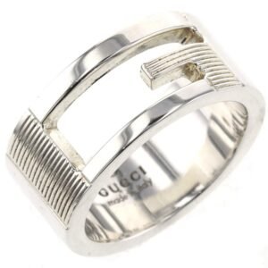 Gucci Ring Branded G Width about 8mm 032660-09840 Silver 925 No. 6.5 Ladies GUCCI | AlmaBagz