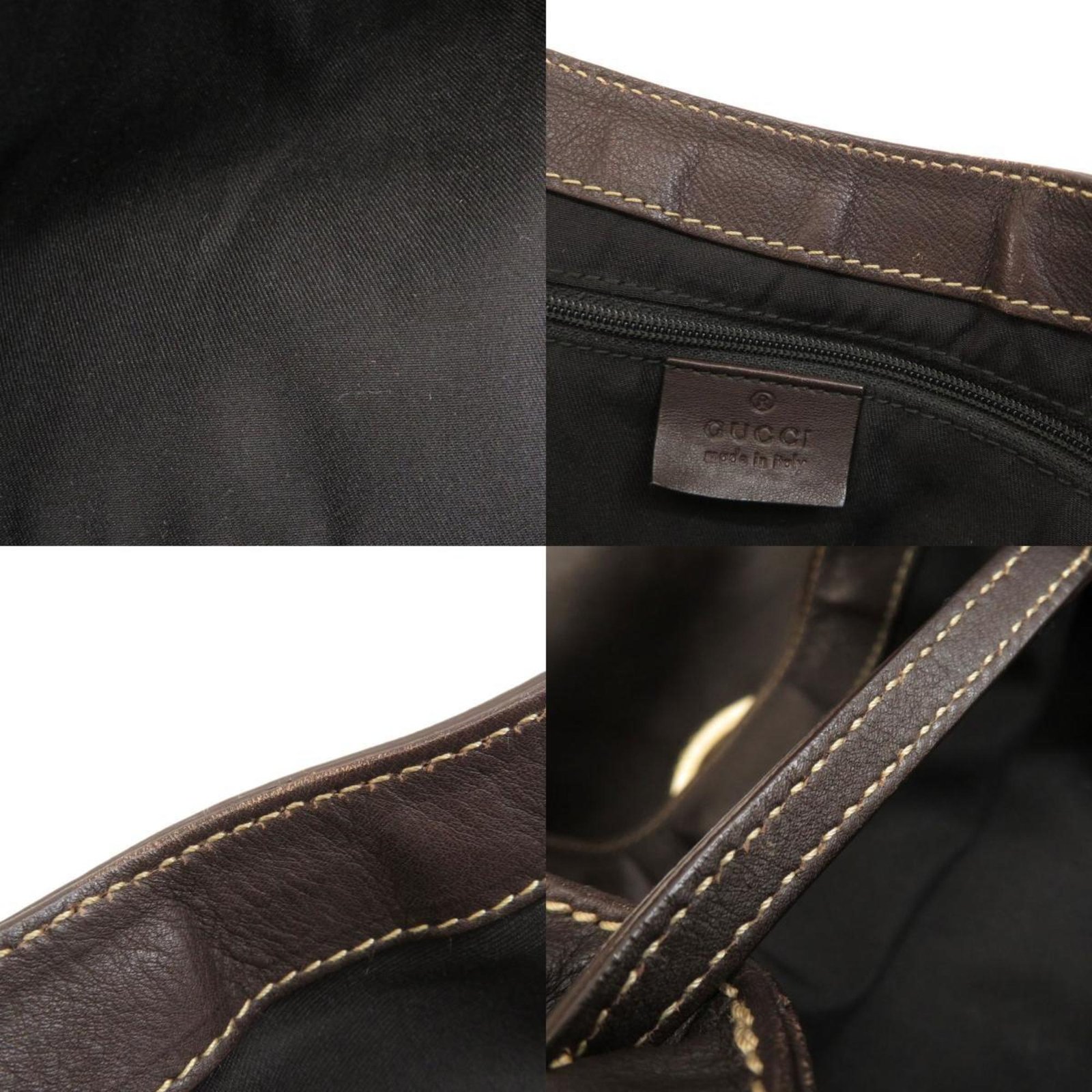 GUCCI 189835 Abbey Tote Bag Leather Ladies | AlmaBagz - Image 4