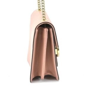 GUCCI Crossbody Shoulder Bag Leather/Metal Pink Beige/Gold Ladies 510304 | AlmaBagz