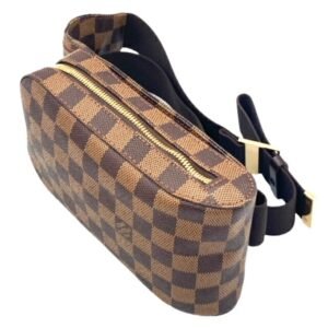 LOUIS VUITTON Damier Jeronimos N51994 Brown Waist Pouch Body Bag Men Women | AlmaBagz