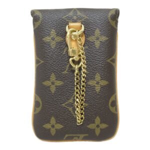LOUIS VUITTON Etui / Telephone MM carrying case Brown Monogram leather M66546 | AlmaBagz