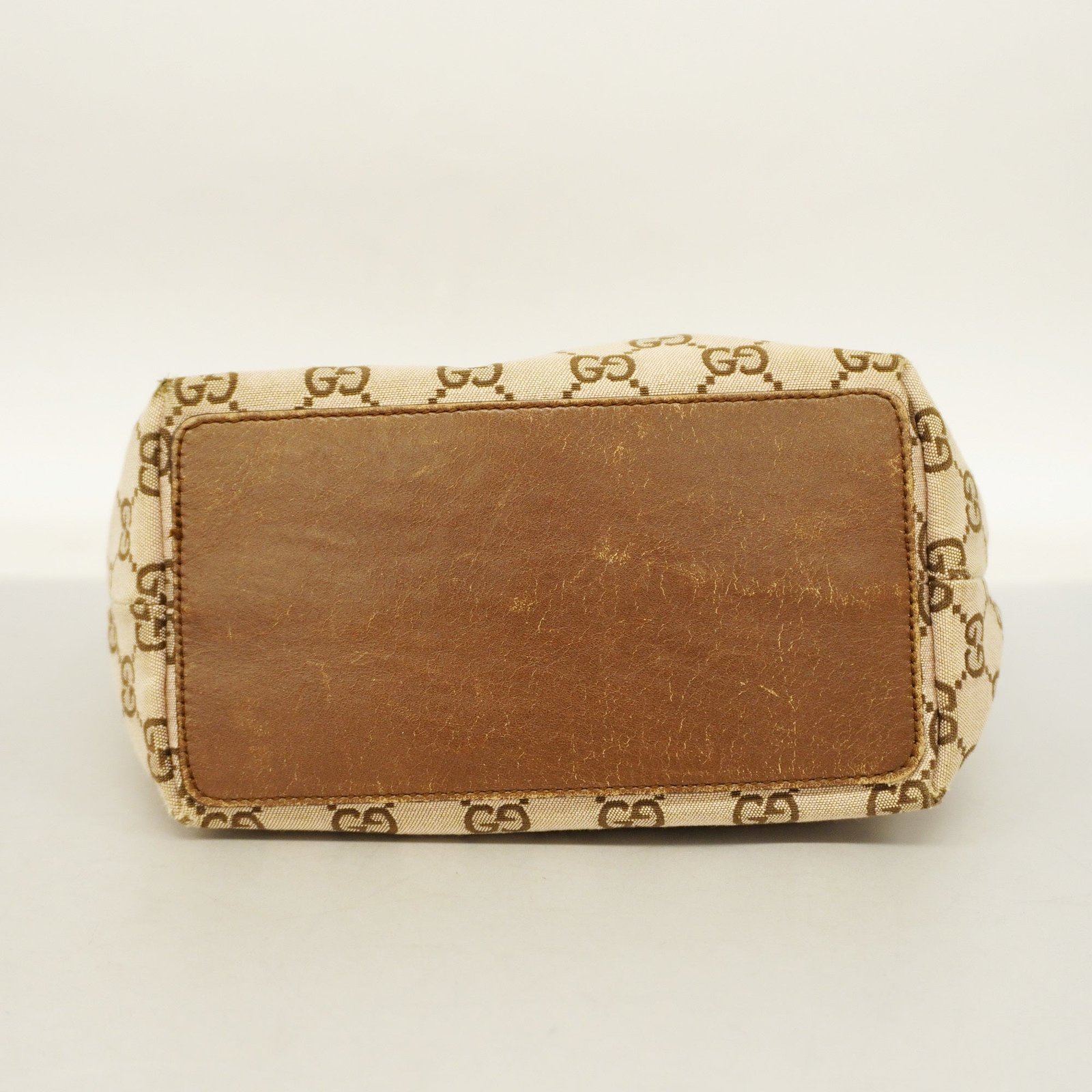 GUCCI GG Canvas Handbag 002 1099 Women's Leather Handbag Beige,Brown | AlmaBagz - Image 2