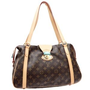 Louis Vuitton 19 Year Monogram Stresa PM Shoulder Bag Tote Ladies Brown M51186 | AlmaBagz