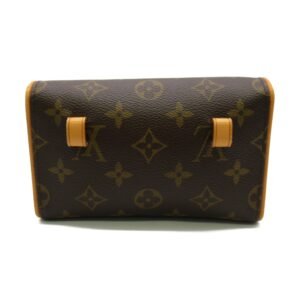 LOUIS VUITTON Pochette Florentine Brown Monogram PVC coated canvas M51855 | AlmaBagz