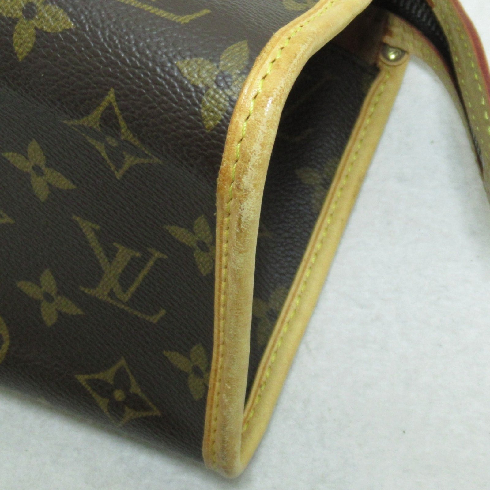 Louis Vuitton Popan cool Brown Monogram PVC coated canvas M40009 | AlmaBagz - Image 5