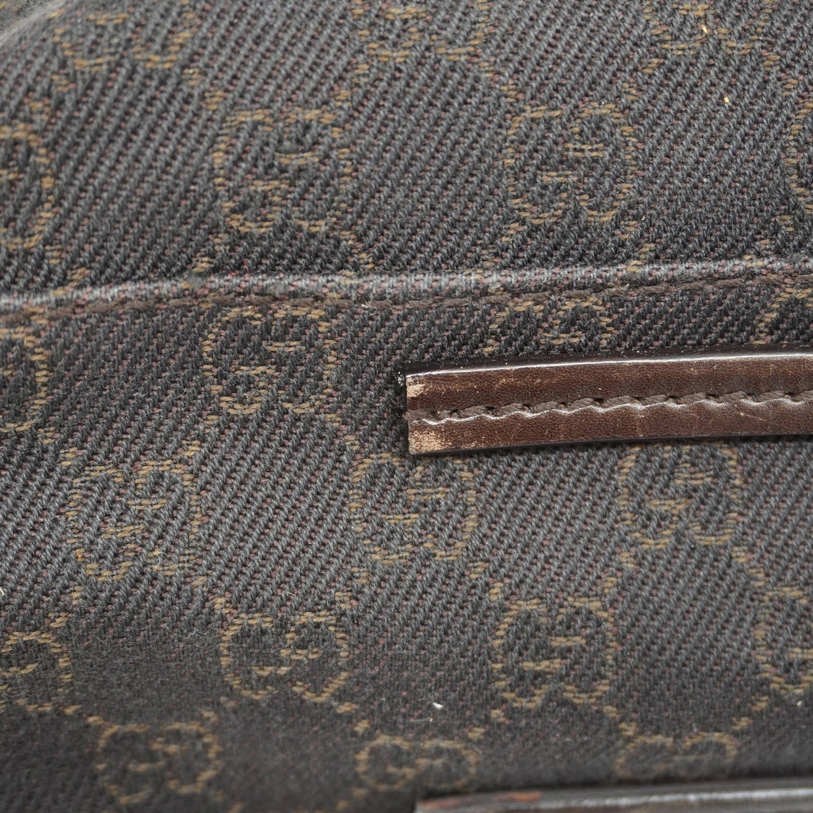 GUCCI GG Canvas Tote Bag 101341 Women's GG Canvas,Leather | AlmaBagz - Image 10