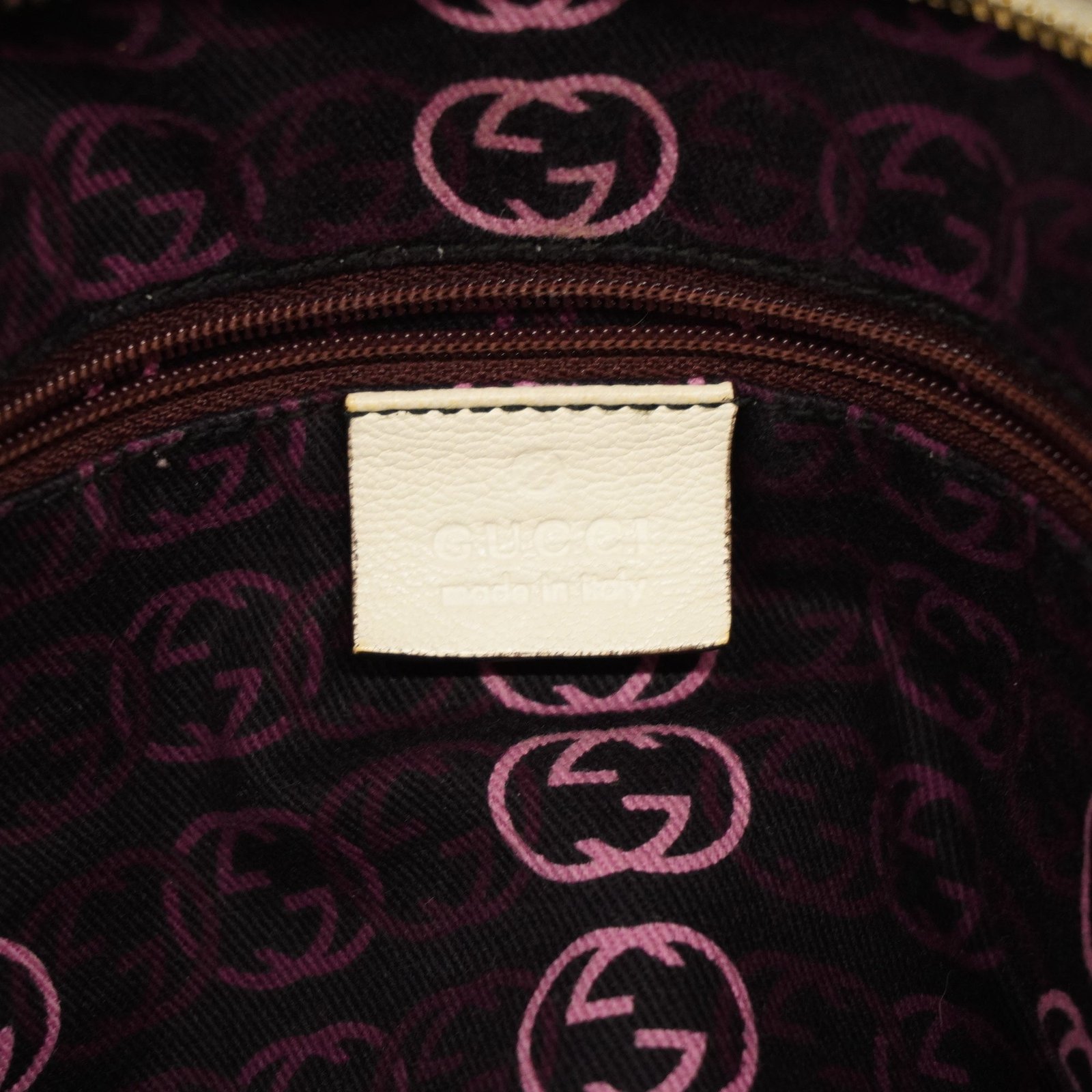 GUCCI Sherry Princey 163805 Women's Leather Tote Bag Ivory | AlmaBagz - Image 4