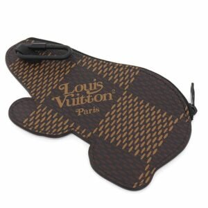 LOUIS VUITTON LV Squared Bear Coin Card Holder Damier Ebene Giant N60387 NIGO | AlmaBagz