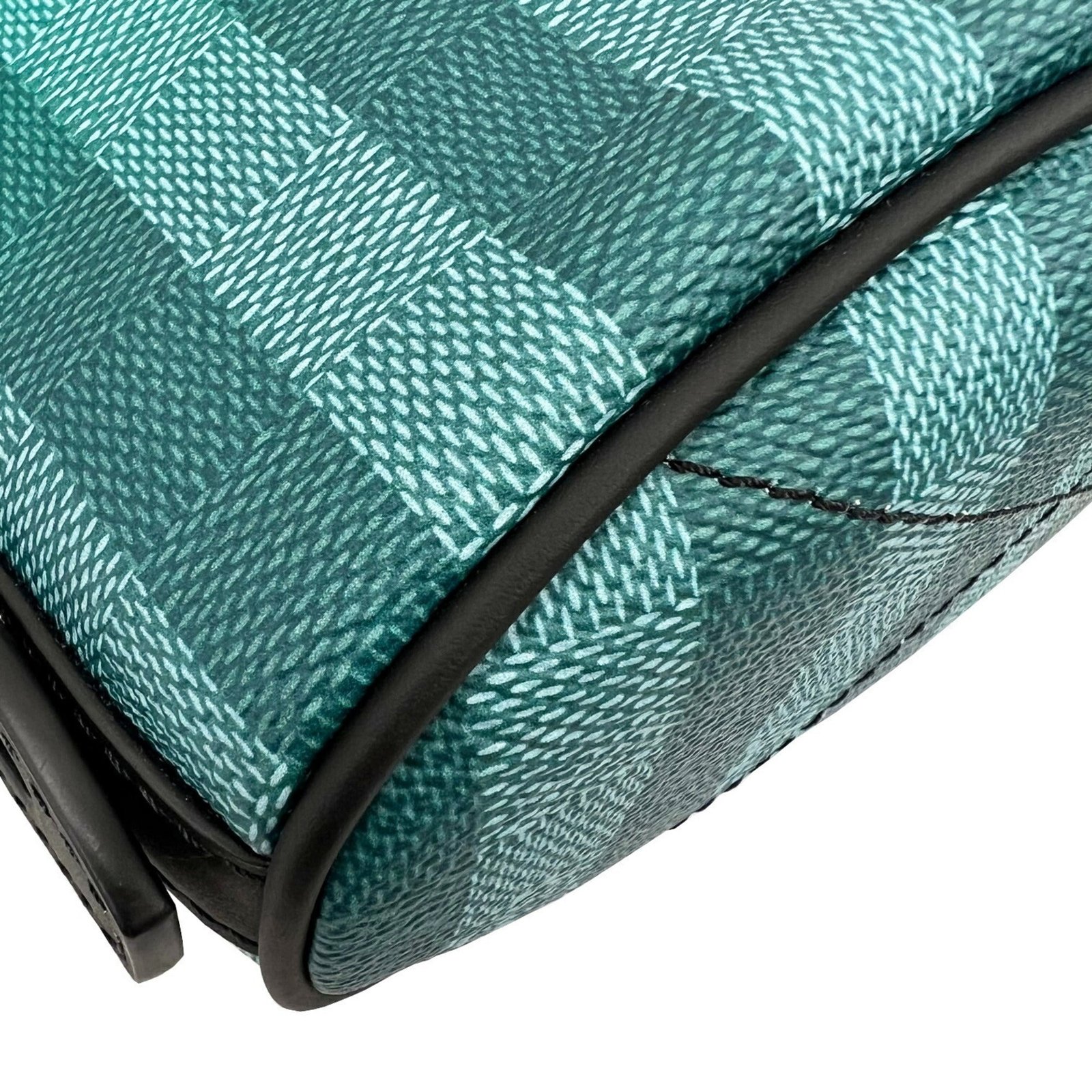 LOUIS VUITTON Sac Marant Shoulder Bag HandBag M59920 RFID Damier Stripe Yellow Green Men's | AlmaBagz - Image 5