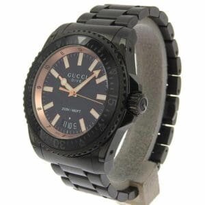 GUCCI Dive Men's Quartz 136.2 SS gg | AlmaBagz