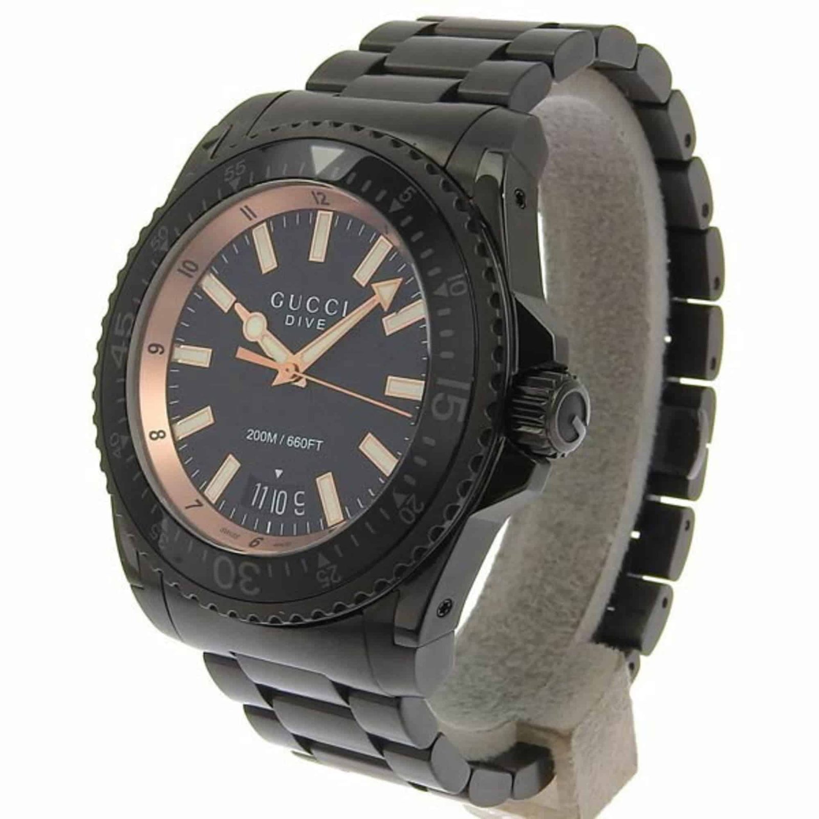 GUCCI Dive Men's Quartz 136.2 SS gg | AlmaBagz