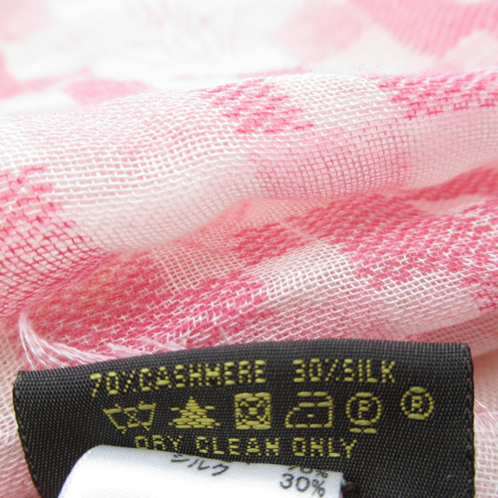 LOUIS VUITTON Scarf Pink Cashmere | AlmaBagz - Image 5