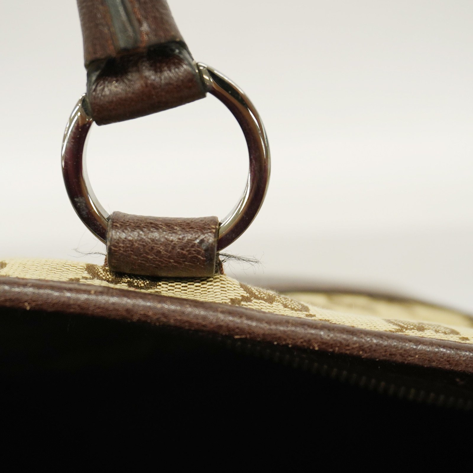 GUCCI GG Canvas 113011 Women's Tote Bag Beige,Brown | AlmaBagz - Image 16