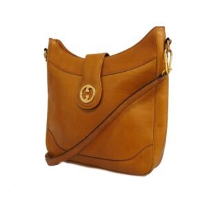 Gucci Shoulder Bag Old Gucci Women's Leather Shoulder Bag Brown | AlmaBagz