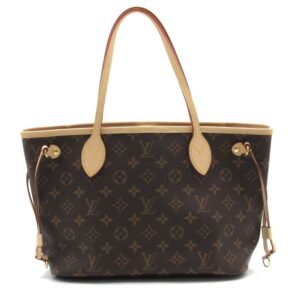 Louis Vuitton Never full PM Brown Fuschia Monogram PVC coated canvas M41245 | AlmaBagz