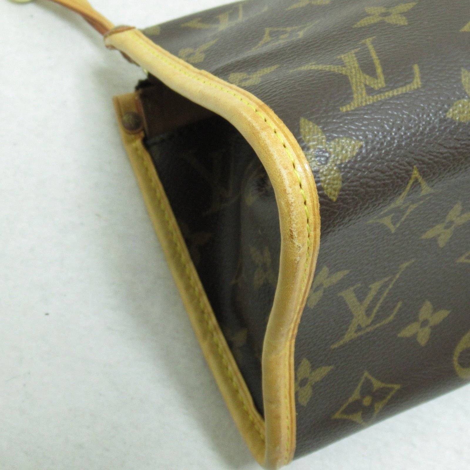 Louis Vuitton Popan cool Brown Monogram PVC coated canvas M40009 | AlmaBagz - Image 6