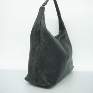 GUCCI sima 248895 Men's Leather Shoulder Bag Black | AlmaBagz