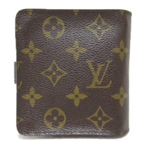 LOUIS VUITTON compact zip wallet Brown Monogram PVC coated canvas M61667 | AlmaBagz
